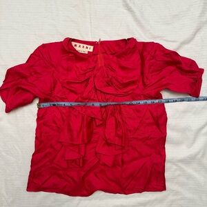 Marni red women blouse small size